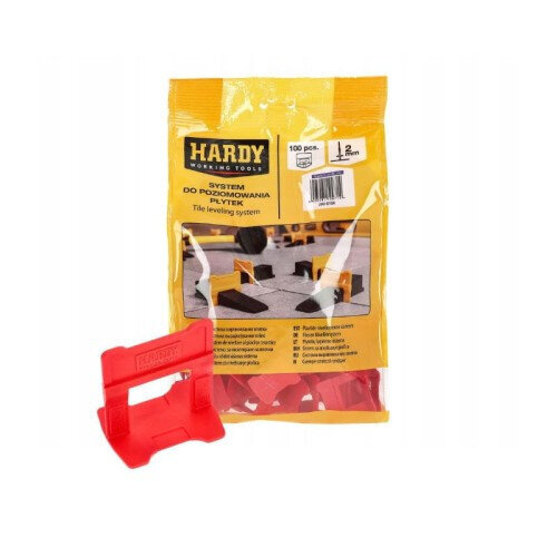 Plaatide tasandussüsteemi komplekt Hardy 2,0 mm, 100 tk. hind ja info | Käsitööriistad | hansapost.ee