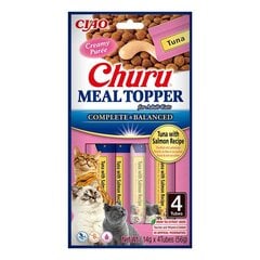 Inaba Churu Meal Topper tuunikala ja lõhega, 4x14 g price and information | Cat treats | hansapost.ee