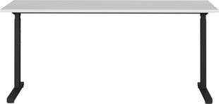 Письменный стол 4252, белого цвета/черного цвета цена и информация | Компьютерные, письменные столы | hansapost.ee