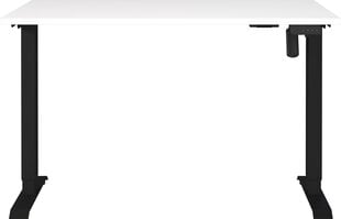 Письменный стол 8022, белого цвета/черного цвета цена и информация | Компьютерные, письменные столы | hansapost.ee