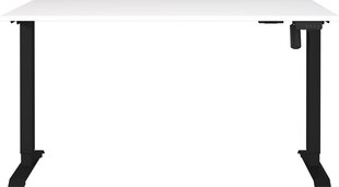 Письменный стол 8023, белого цвета/черного цвета цена и информация | Компьютерные, письменные столы | hansapost.ee
