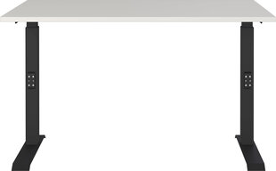 Письменный стол 7910, белого цвета/черного цвета цена и информация | Компьютерные, письменные столы | hansapost.ee