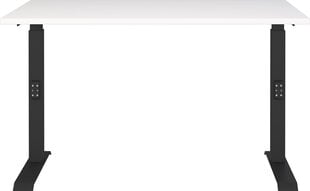 Письменный стол 7910, белого цвета/черного цвета цена и информация | Компьютерные, письменные столы | hansapost.ee