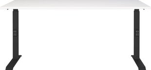 Письменный стол 7911, белого цвета/черного цвета цена и информация | Компьютерные, письменные столы | hansapost.ee