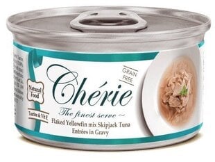 Cherie kassitoit Tuna In Gravy, 80g hind ja info | Kassikonservid | hansapost.ee