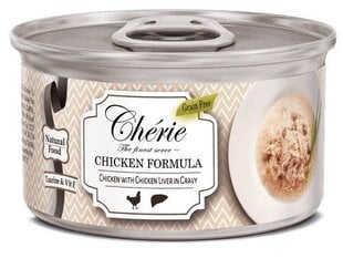 Cherie kassitoit Chicken and Liver Mix, 80g hind ja info | Kassikonservid | hansapost.ee