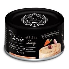 Cherie kassitoit Chicken and Carrot Mousse, 80g hind ja info | Kassikonservid | hansapost.ee