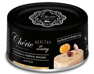 Cherie kassitoit Chicken and Pumpkin Mousse, 80g hind ja info | Kassikonservid | hansapost.ee