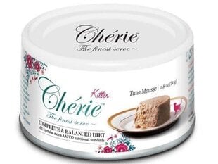 Cherie kassitoit Tuna Mousse, 80g hind ja info | Kassikonservid | hansapost.ee