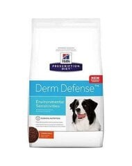 Hill's Prescription Diet Canine Derm Defense для взрослых собак, 12 кг цена и информация | Сухой корм для собак | hansapost.ee