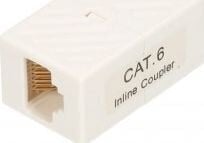 Extralink CAT6 UTP RJ45 pistik, valge цена и информация | Ruuterid | hansapost.ee