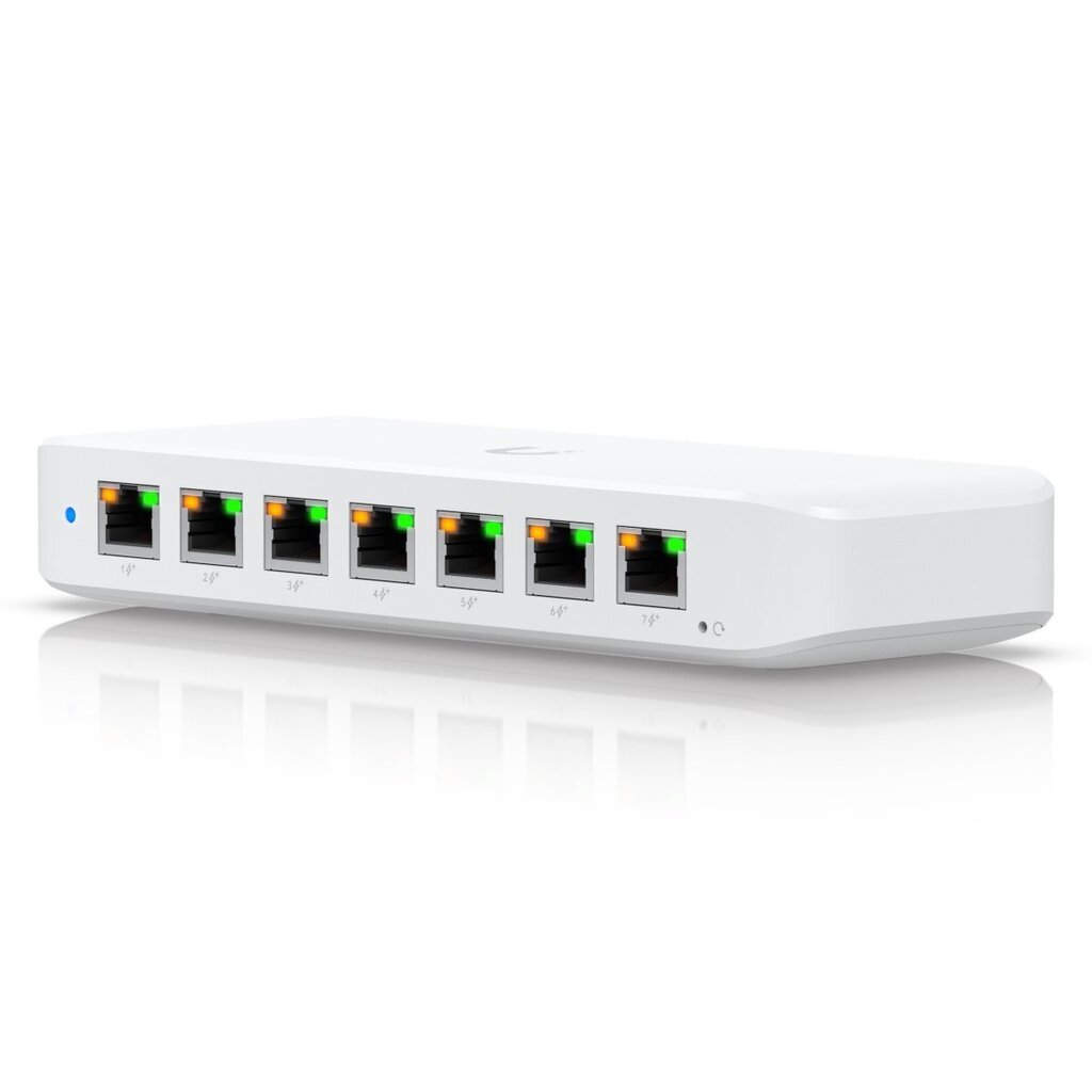 Ubiquiti modem 8x RJ45, 1000Mb/s, PoE+ ja PoE++ sisendiga цена и информация | Võrgulülitid | hansapost.ee