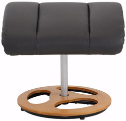 Tugitooli ja tumba komplekt Tony, hall price and information | Armchairs | hansapost.ee