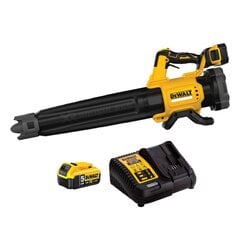 Аккумуляторный воздуходув DeWalt DCMBL562P1-QW 18 В 1x5,0 Ач с аккумулятором цена и информация | Пылесосы для сбора листьев, измельчители веток, очистители тротуарной плитки | hansapost.ee