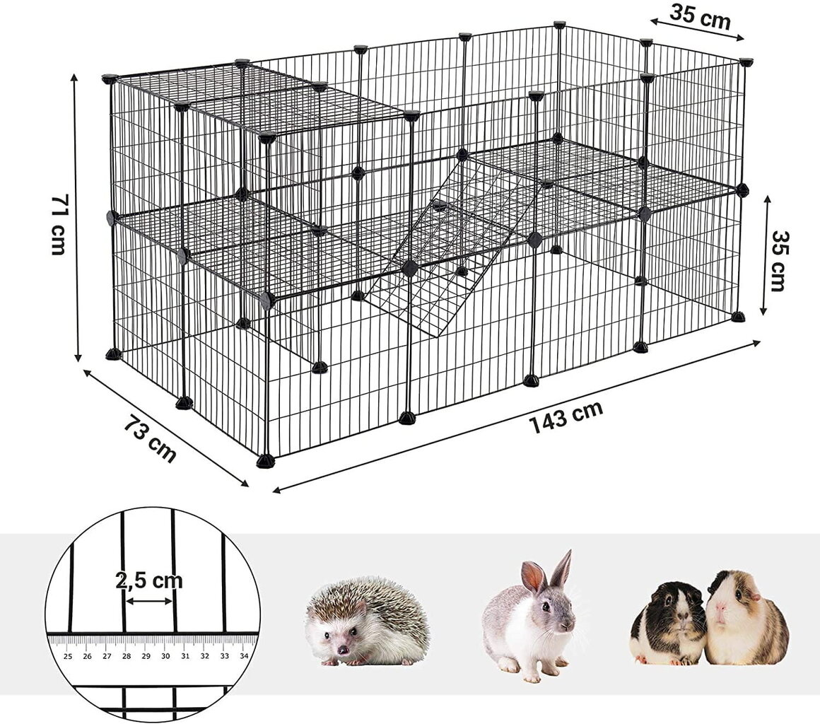 Loomapuur LPI02H, 35x35 cm hind ja info | Puurid ja tarvikud väikeloomadele | hansapost.ee