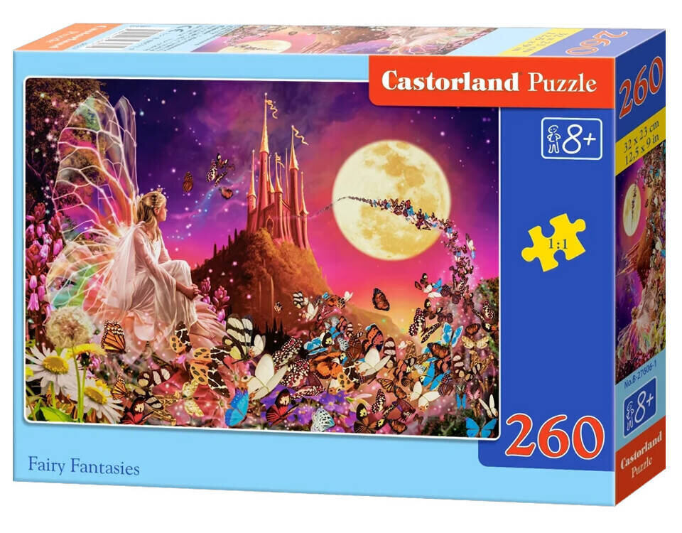 Pusle Castorland, 260 tk, Fairy Fantasies hind ja info | Pusled lastele ja täiskasvanutele | hansapost.ee