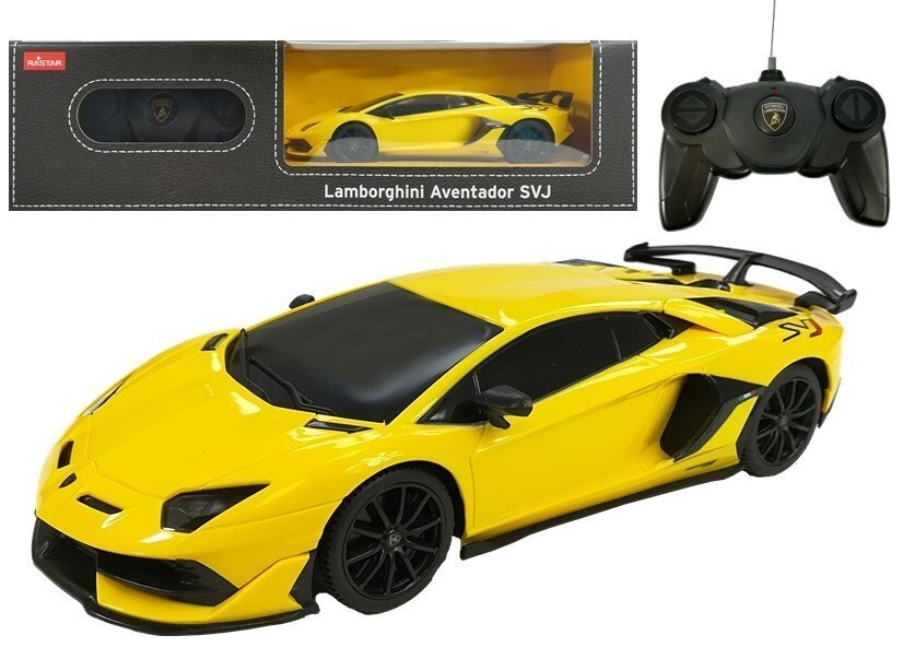 Kaugjuhitav auto Lamborghini Aventador Rastar hind ja info | Mänguasjad poistele | hansapost.ee