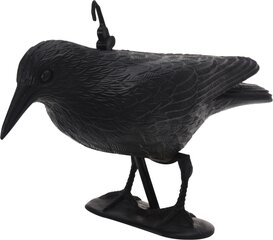 Декоративная ворона для отпугивания птиц цена и информация | Декорации для сада | hansapost.ee