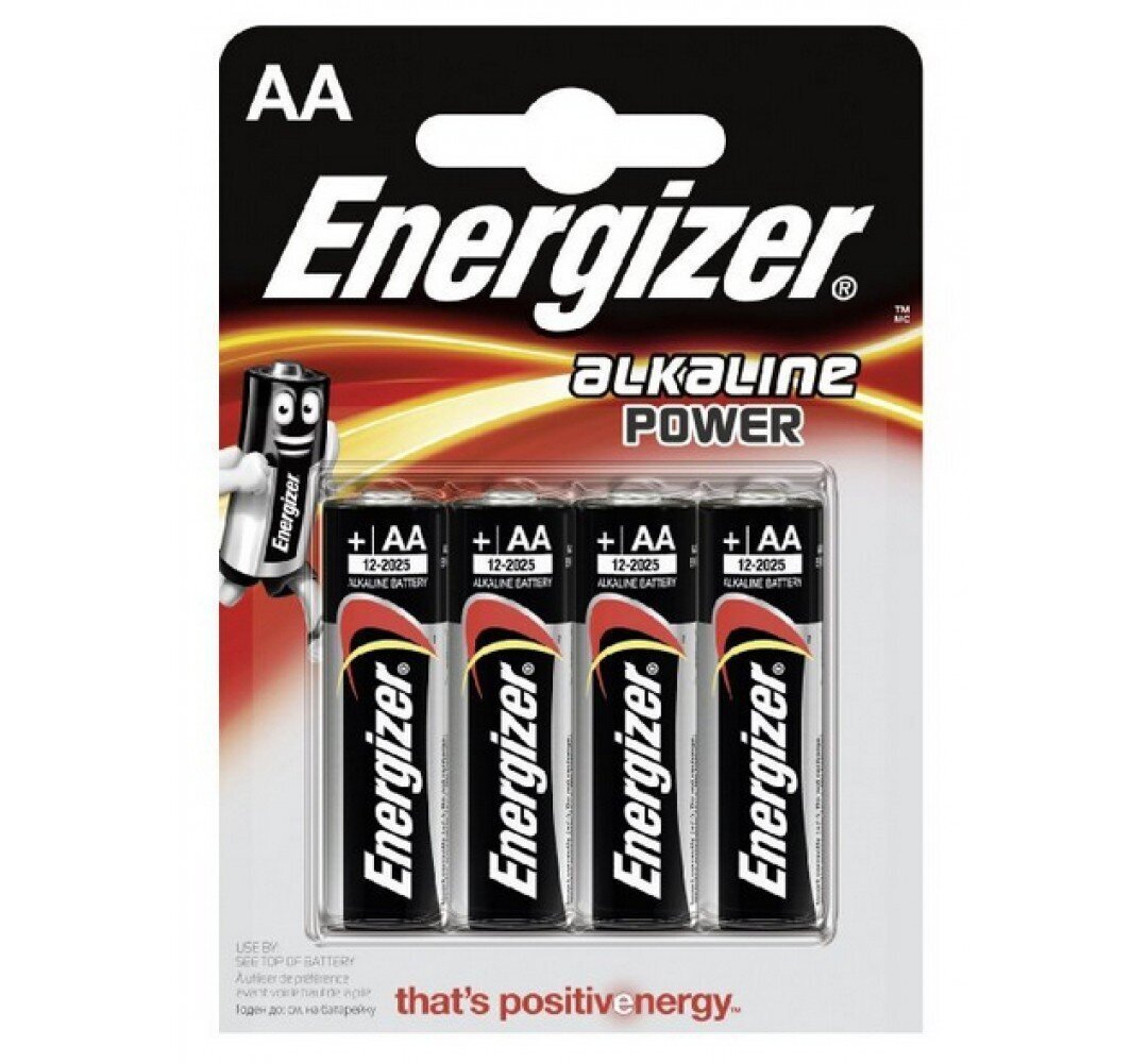 Patareid Energizer Alkaline Power, AA (LR6), 4 tk. цена и информация | Patareid | hansapost.ee