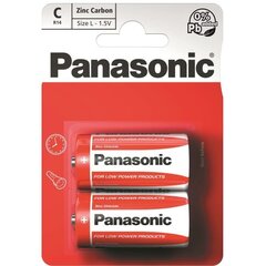 Батарейки Panasonic R14RZ/2B цена и информация | Батерейки | hansapost.ee
