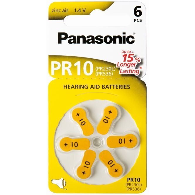 Panasonic patarei Zinc-Air PR10H-LB hind ja info | Patareid | hansapost.ee
