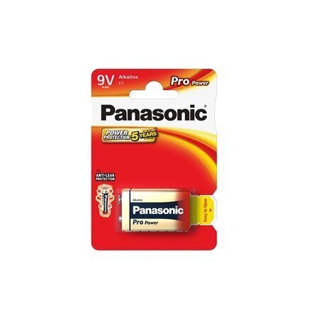 Panasonic patarei Pro Power 6LR61 (9V) цена и информация | Patareid | hansapost.ee