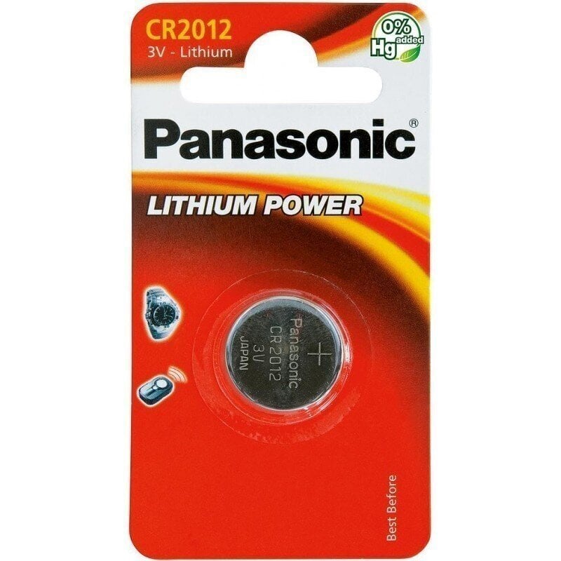 Patareid Panasonic CR2012/1B цена и информация | Patareid | hansapost.ee