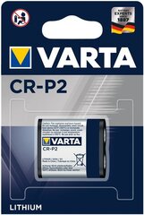 Patarei Varta Lithium CR-P2, 6V hind ja info | Varta Remondikaubad, sanitaartehnika ja kütteseadmed | hansapost.ee