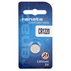 Renata 1220 3В литиевая батарейка цена и информация | Батарейки | hansapost.ee