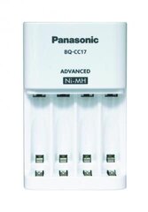 Laadija Panasonic Charger BQ-CC17, 4-le akule hind ja info | Patareid | hansapost.ee