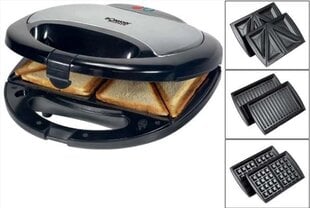 Clatronic ST/WA 3670 sandwich maker 800 W Black,Stainless steel цена и информация | Бутербродницы | hansapost.ee