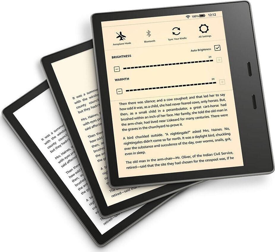 E-luger Amazon Kindle Oasis Gen 10 (2019) 8GB WiFi, hall hind ja info | E-lugerid | hansapost.ee