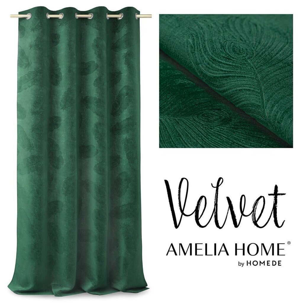 AmeliaHome kardin Velvet цена и информация | Kardinad | hansapost.ee