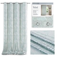 AmeliaHome штора Velvet Silver Leaves цена и информация | Шторы, занавески | hansapost.ee