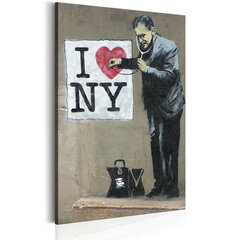 Maal - I Love New York by Banksy цена и информация | Картины, живопись | hansapost.ee