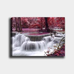 Репродукция на холсте Розовый водопад цена и информация | Настенные деревянные декорации | hansapost.ee