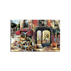 Репродукция Цветочный магазин цена и информация | Настенные деревянные декорации | hansapost.ee