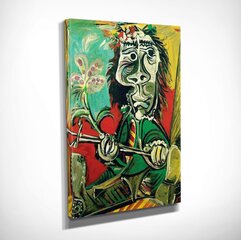 Репродукция Мужчина с мечом и цветком цена и информация | Настенные деревянные декорации | hansapost.ee