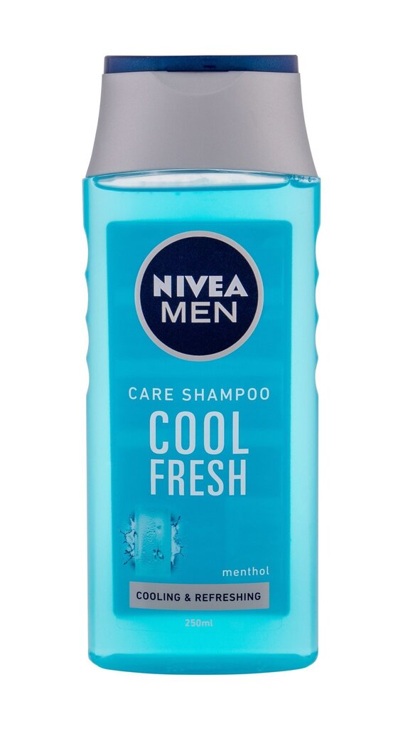 Šampoon normaalsetele ja rasustele juustele Nivea Men Cool meestele 250 ml цена и информация | Šampoonid | hansapost.ee