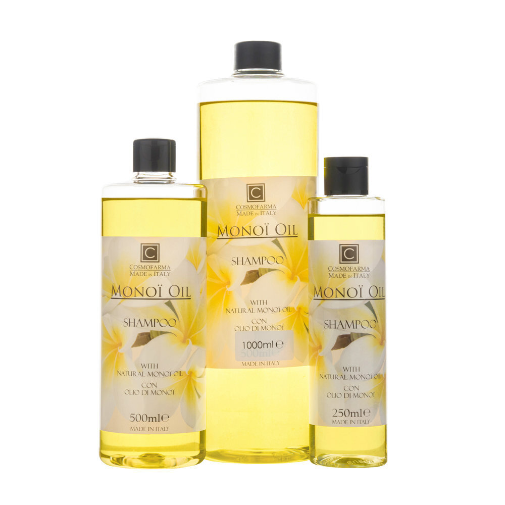 Niisutav šampoon koos Tahiti gardeenia õie õliga Cosmofarma Monoi Oil 500 ml hind ja info | Šampoonid | hansapost.ee