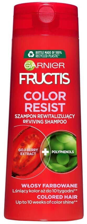 Šampoon värvitud juustele Garnier New Fructis Color Resist 400 ml hind ja info | Šampoonid | hansapost.ee