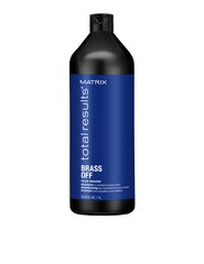 Värvi neutraliseeriv šampoon Matrix Total Results Color Obsessed Brass Off 1000 ml hind ja info | Šampoonid | hansapost.ee