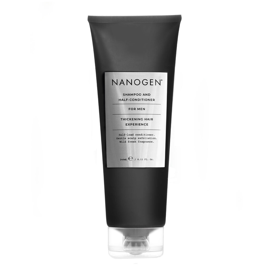 Kohevust andev šampoon ja palsam meestele Nanogen Shampoo & Half-Conditioner 240 ml цена и информация | Šampoonid | hansapost.ee