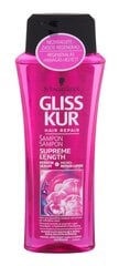 Šampoon Schwarzkopf GLISS KUR Supreme Length 250 ml цена и информация | Шампуни | hansapost.ee