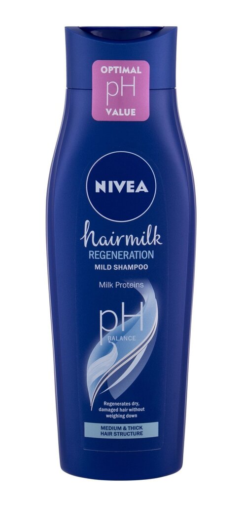 Šampoon normaalsetele juustele NIVEA HAIRMILK 250 ml цена и информация | Šampoonid | hansapost.ee