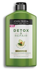 Puhastav ja värskendav šampoon John Frieda Detox & Repair 250 ml hind ja info | Šampoonid | hansapost.ee