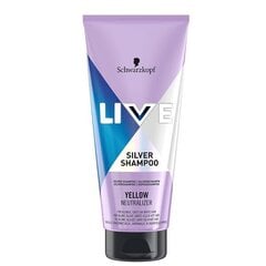 Kollast värvi neutraliseeriv šampoon blondidele juustele Schwarzkopf Live, 200 ml hind ja info | Schwarzkopf Professional Parfüümid, lõhnad ja kosmeetika | hansapost.ee