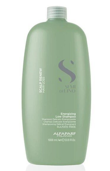 Energiseeriv šampoon õhukestele juustele - Alfaparf Semi Di Lino Scalp Renew Energizing Low Shampoo, 1000 ml цена и информация | Šampoonid | hansapost.ee