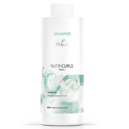 Mitsellaarne šampoon lokkis juustele Wella Nutricurls Shampoo Medium Nourshment, 1 l цена и информация | Šampoonid | hansapost.ee
