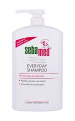 Igapäevane šampoon SEBAMED Everyday Shampoo pH 5.5, 1000 ml hind ja info | Sebamed Juuksehooldus | hansapost.ee